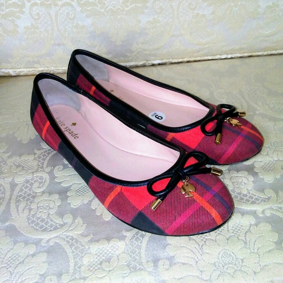 kate spade Shoes - Kate Spade plaid flats